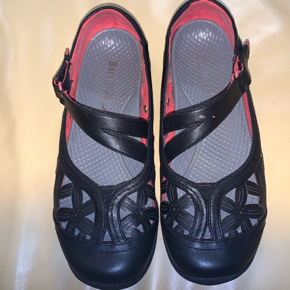 3/$20- Baretraps Flats with Velcro Closure